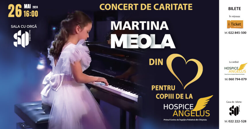 Concert de Caritate susținut de Martina Meola